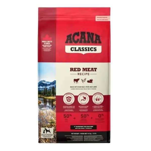 Acana Classics Red Düşük Tahıllı Etli ve Sebzeli Yetişkin Köpek Maması