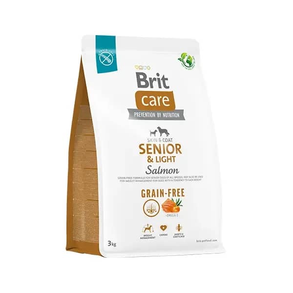 Brit Care Senior Light Tahılsız Somonlu Yaşlı Diyet Köpek Maması