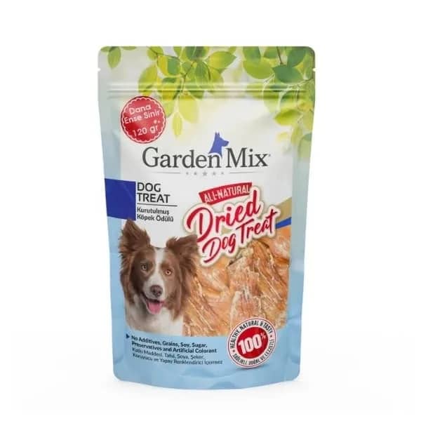 Garden Mix Kurutulmuş Dana Ense Sinir Köpek Ödül Maması