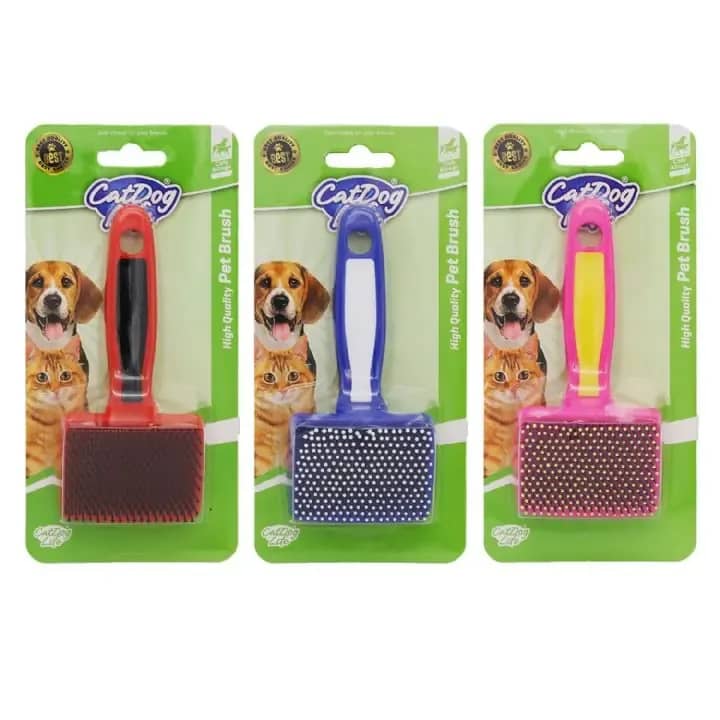 Catdoglife Masaj Uçlu Kedi ve Köpek Tüy Tarama Fırçası
