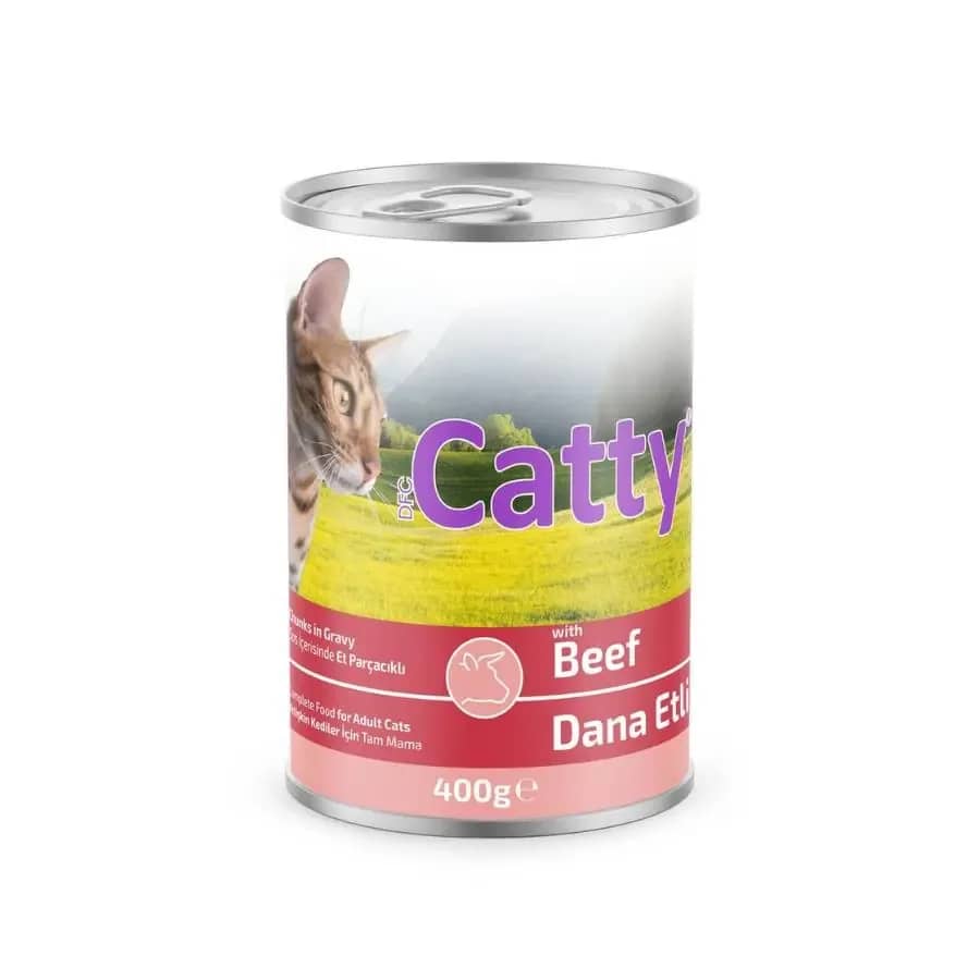 Catty Soslu Dana Etl Kedi Konservesi