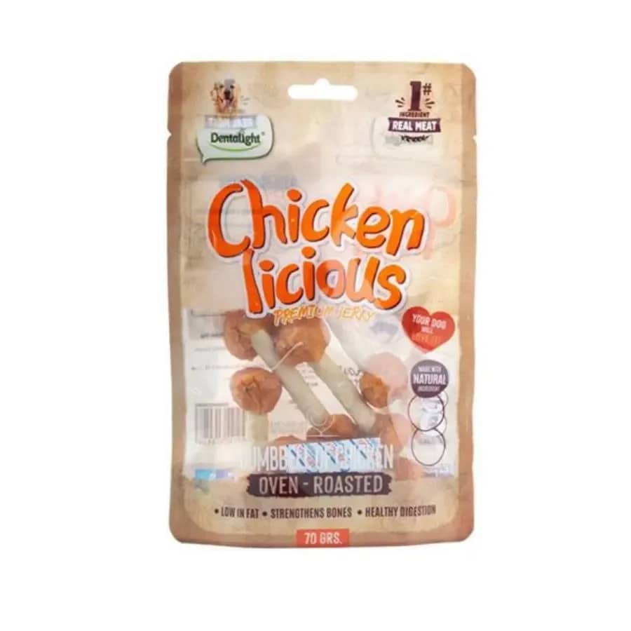 Dentalight Chicken Dumbell Tavuk Etli Köpek Ödül Dambılı