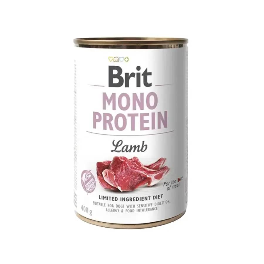 Brit Care Mono Protein Kuzu Etli Yetişkin Köpek Konservesi 400 gr