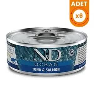 N&D Ocean Ton Balığı ve Somonlu Konserve Kedi Maması