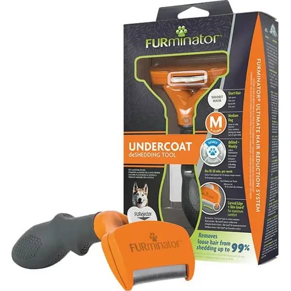 Furminator Temizlenebilir Kısa Tüylü Köpek Tüy Tarağı