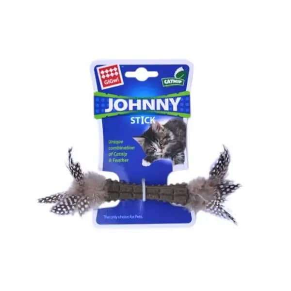 Gigwi Johnny Stick Catnipli Doğal Tüylü Kedi Oyuncağı