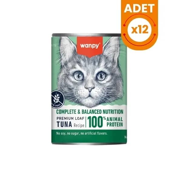 Wanpy Ton Balıklı Tahılsız Yetişkin Konserve Kedi Maması