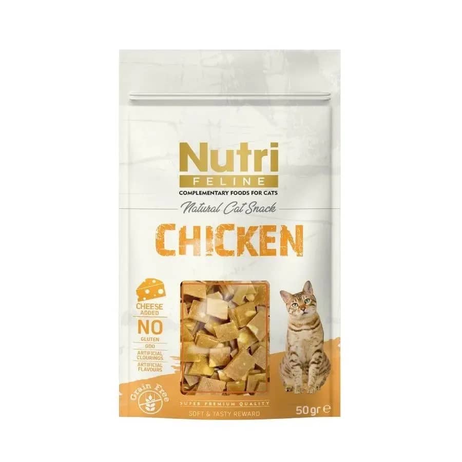 Nutri Feline Tavuk ve Peynirli Kedi Ödül Maması