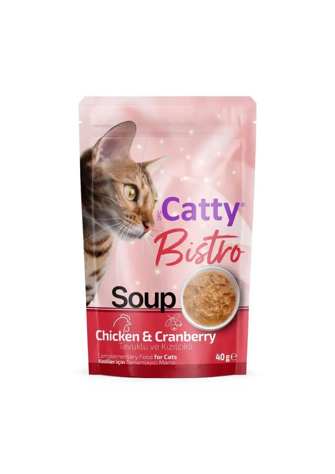 Catty Bistro Tavuklu ve Kızılcıklı Kedi Çorbası
