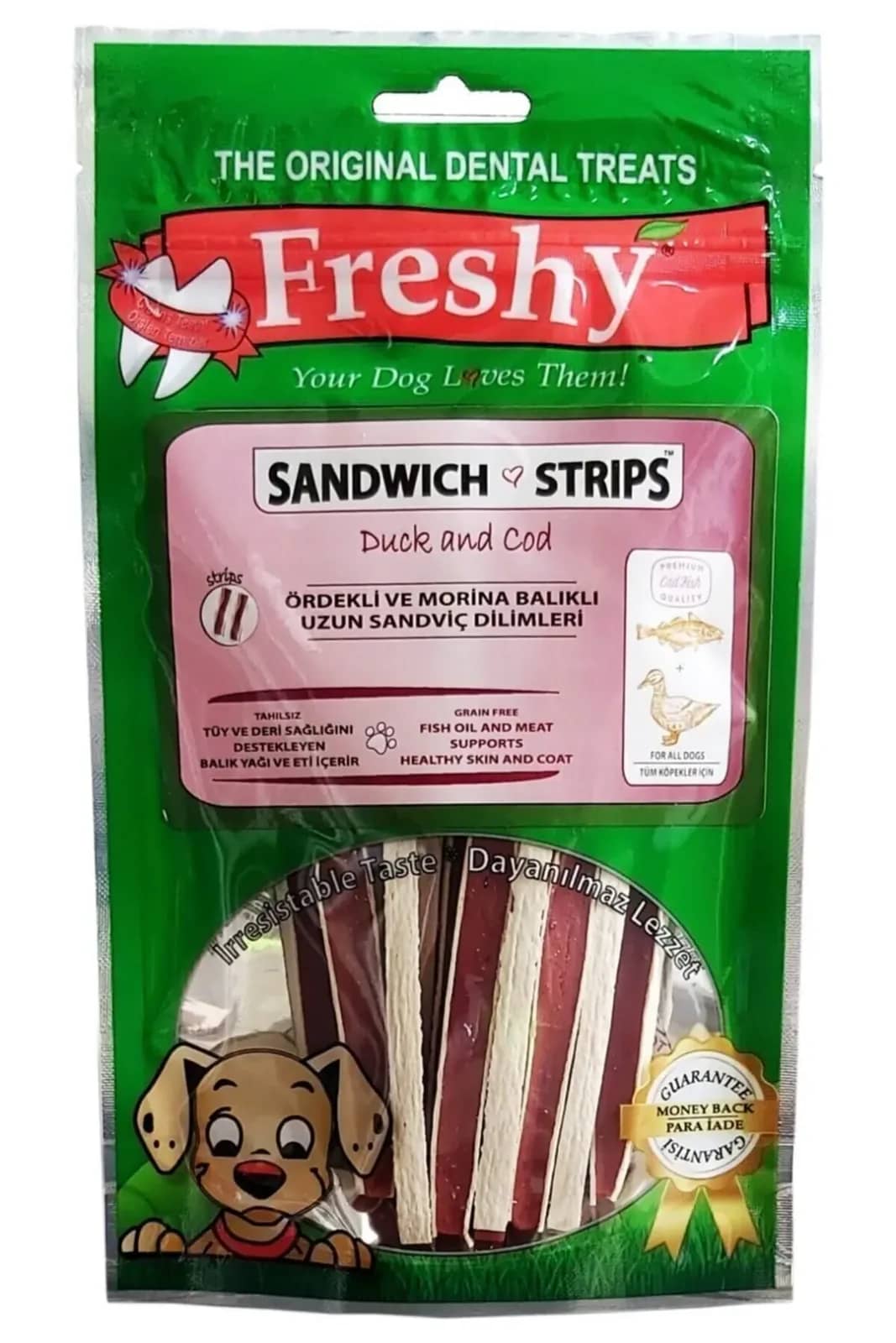 Freshy Sandwich Ördekli ve Morina Balıklı Sandviç Dilimleri