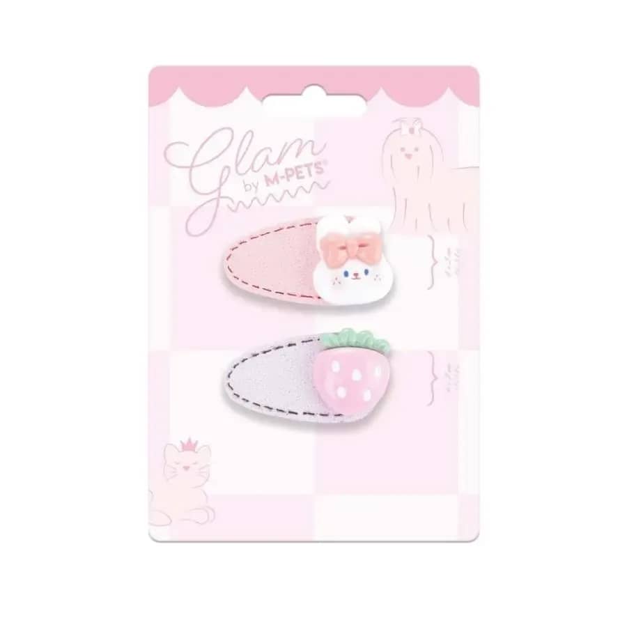 M-Pets Glam Figürlü Kedi ve Köpekler için Aksesuar Toka Pembe