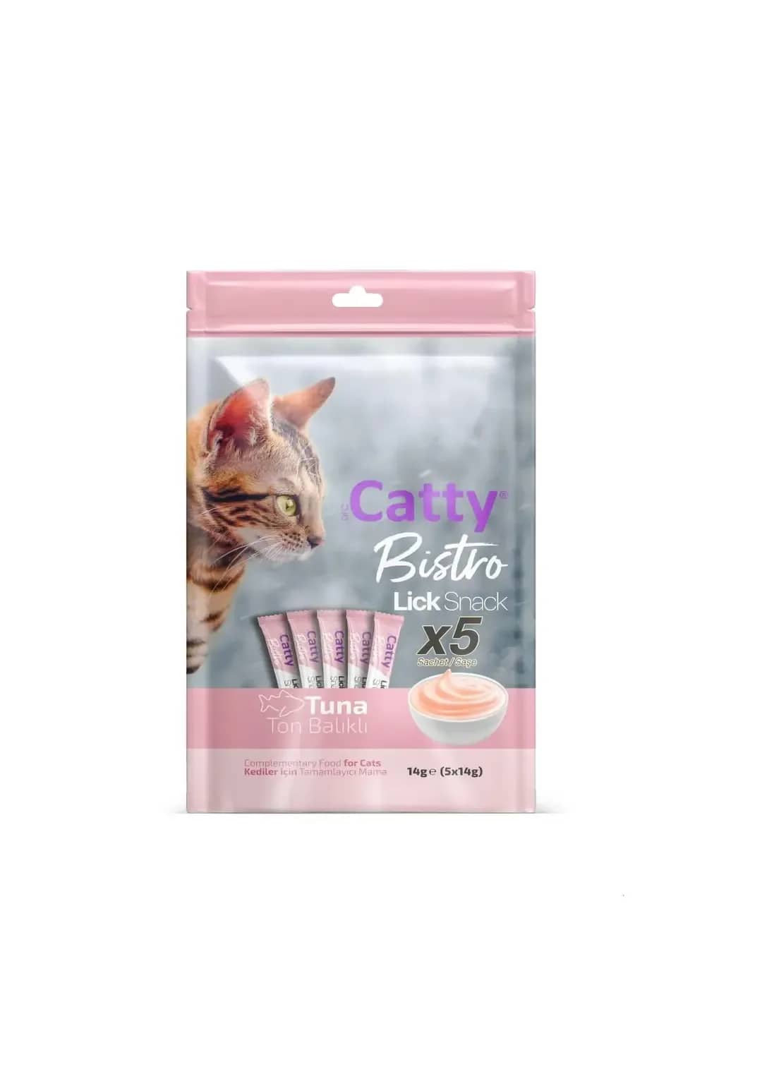 Catty Bistro Ton Balıklı Yavru Kedi Krema Ödülü 5 x