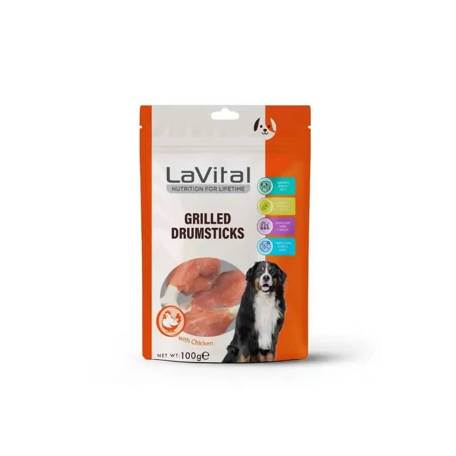 LaVital Tavuk Etli Baget Köpek Ödülü
