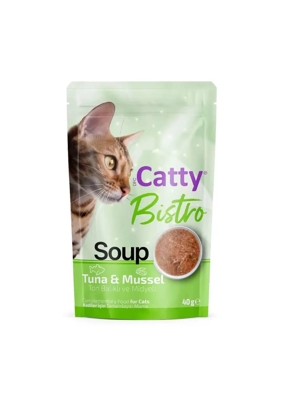 Catty Bistro Ton Balıklı ve Midyeli Kedi Çorbası