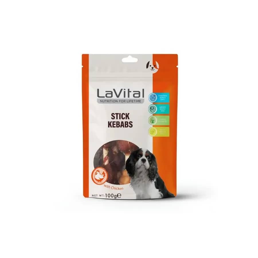 LaVital Ördek Etli ve Tavuk Ciğerli Kebap Köpek Ödülü