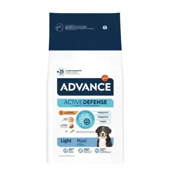 Advance Light Maxi Tavuklu Büyük Irk Diyet Köpek Maması