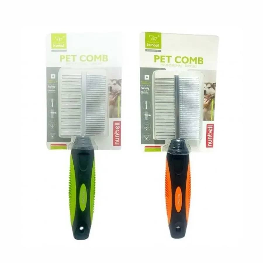 Nunbell Kedi ve Köpekler için Çift Taraflı Kıtık Açıcı Tarak