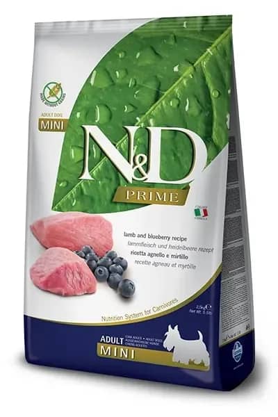 N&D Prime Kuzu Etli Küçük Irk Yetişkin Köpek Maması