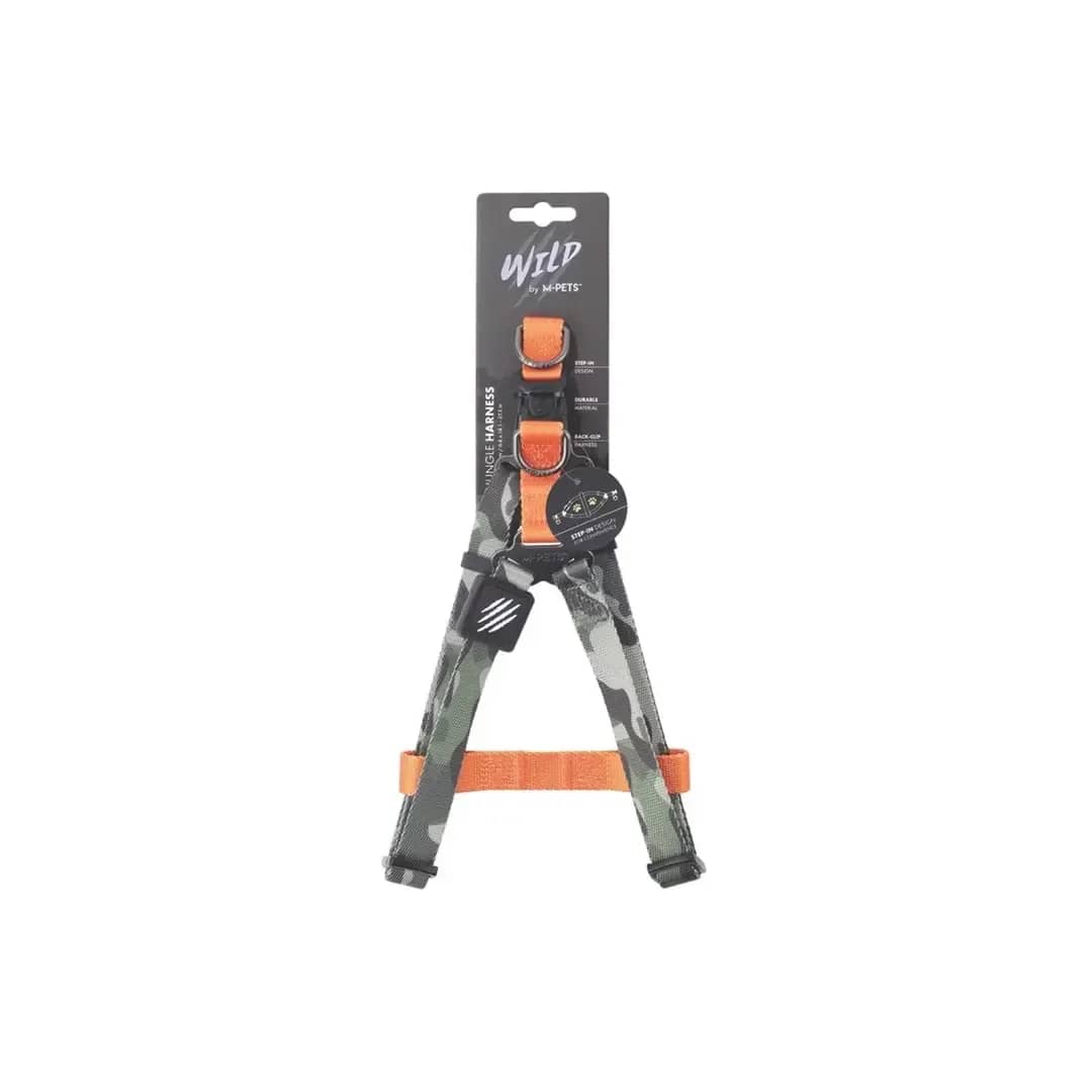 M-Pets Wıld Jungle Köpek Göğüs Tasması M