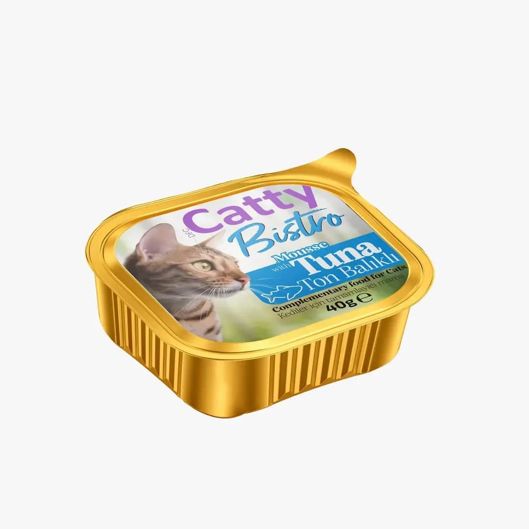 Catty Bistro Mousse Ton Balıklı Yetişkin Kedi Konservesi