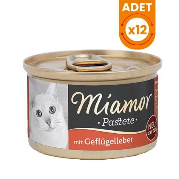 Miamor Pastete Ciğerli Tahılsız Konserve Kedi Maması