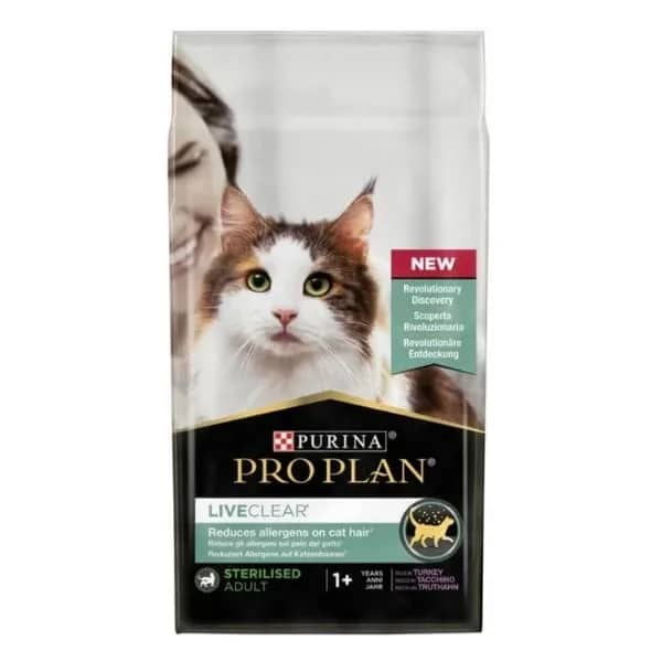 Pro Plan Liveclear Hindili Kısırlaştırılmış Yetişkin Kedi Maması