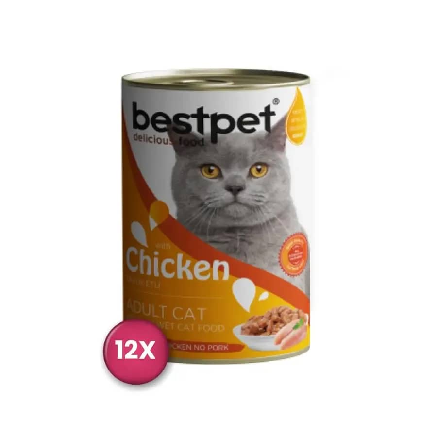 Bestpet Tavuklu Yetişkin Kedi Konservesi