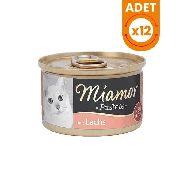 Miamor Pastete Somonlu Tahılsız Konserve Kedi Maması