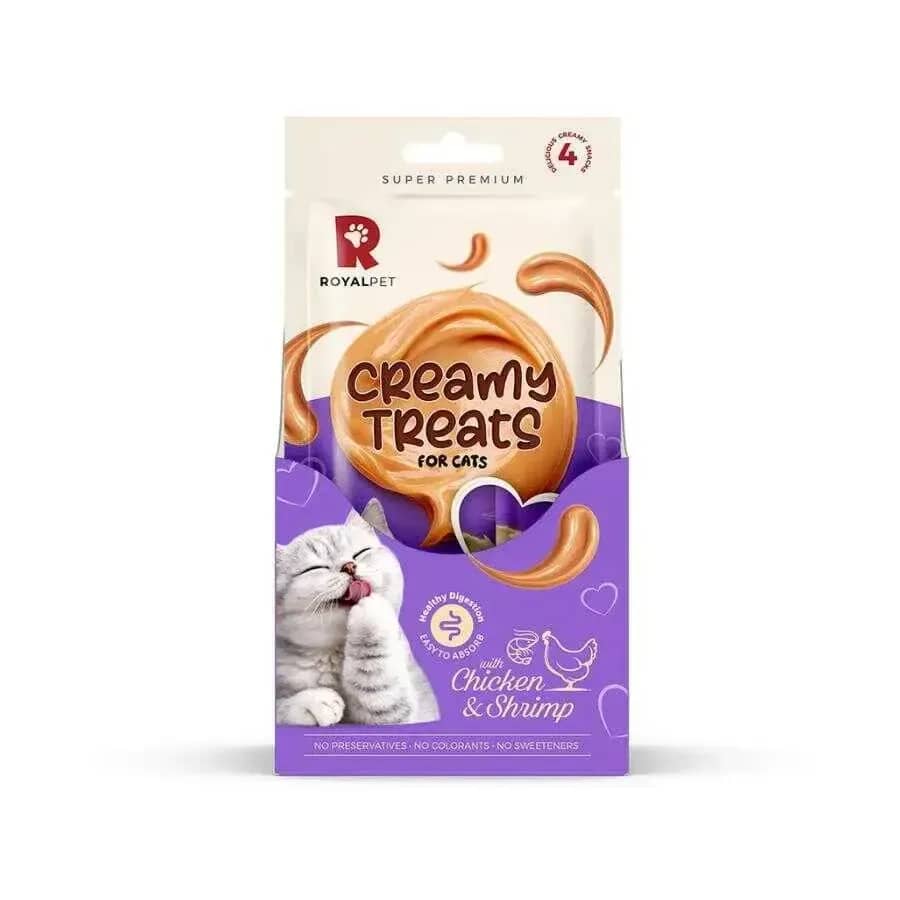 Royalpet Tavuk ve Karidesli Kedi Kreması