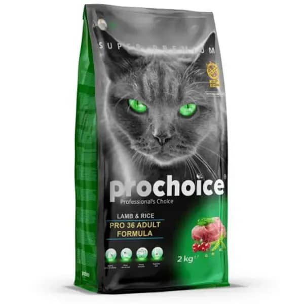Prochoice Pro 36 Kuzu Pirinçli Yetişkin Kedi Maması