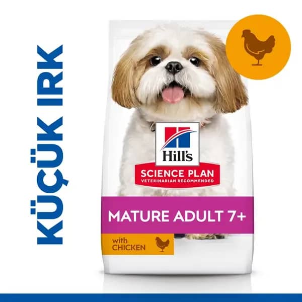 Hill's Mature 7+ Tavuklu Mini Irk Yaşlı Köpek Maması