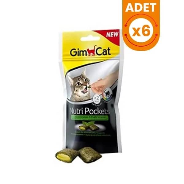 Gimcat Kedi Ödül Tableti Nutri Pockets Kedi Otu Multivitamin