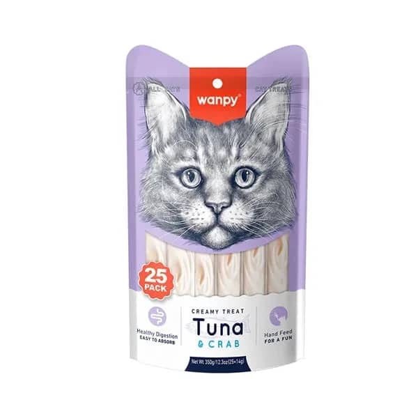 Wanpy Ton Balıklı ve Yengeçli Sıvı Kedi Ödülü