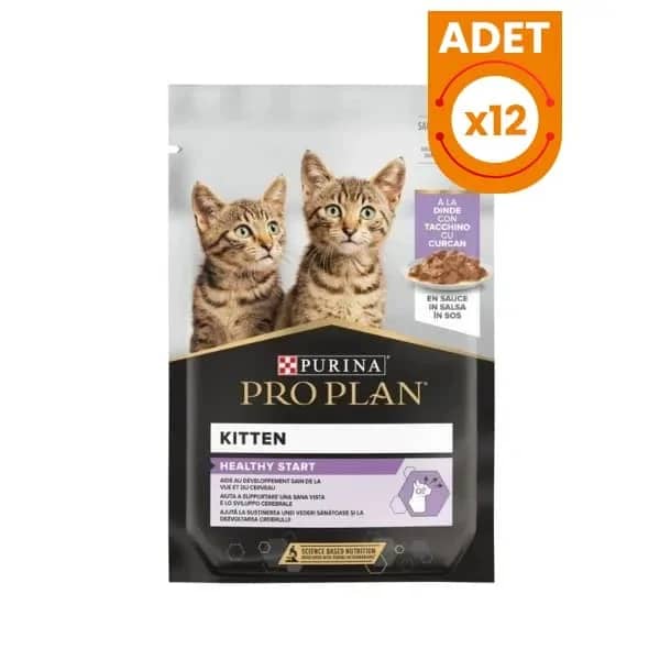 Pro Plan Kitten Hindili Pouch Yavru Konserve Kedi Maması
