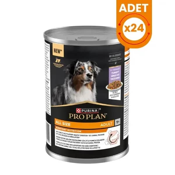 Pro Plan Jöle içinde Hindi Etli Yetişkin Konserve Köpek Maması
