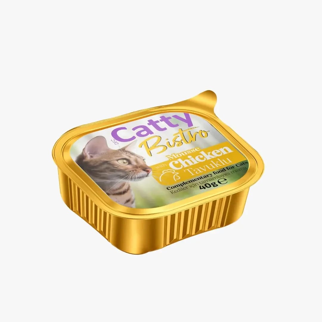 Catty Bistro Mousse Tavuklu Yetişkin Kedi Konservesi