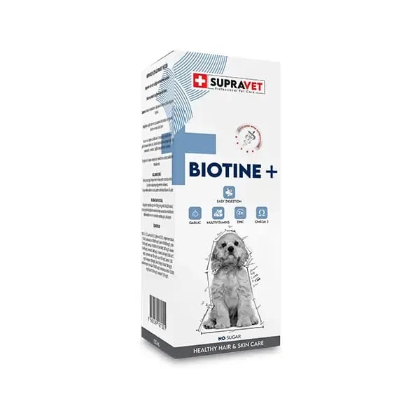 Supravet Biotine Extra Köpek Deri ve Tüy Sağlığı Damlası