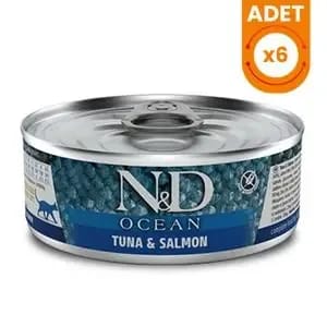 N&D Ocean Ton Balığı ve Somonlu Konserve Kedi Maması