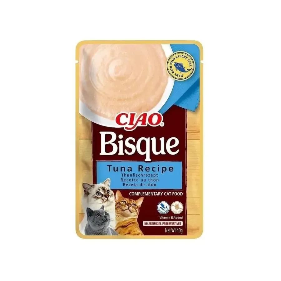 Ciao Bisque Ton Balıklı Sıvı Krema Kedi Ödülü