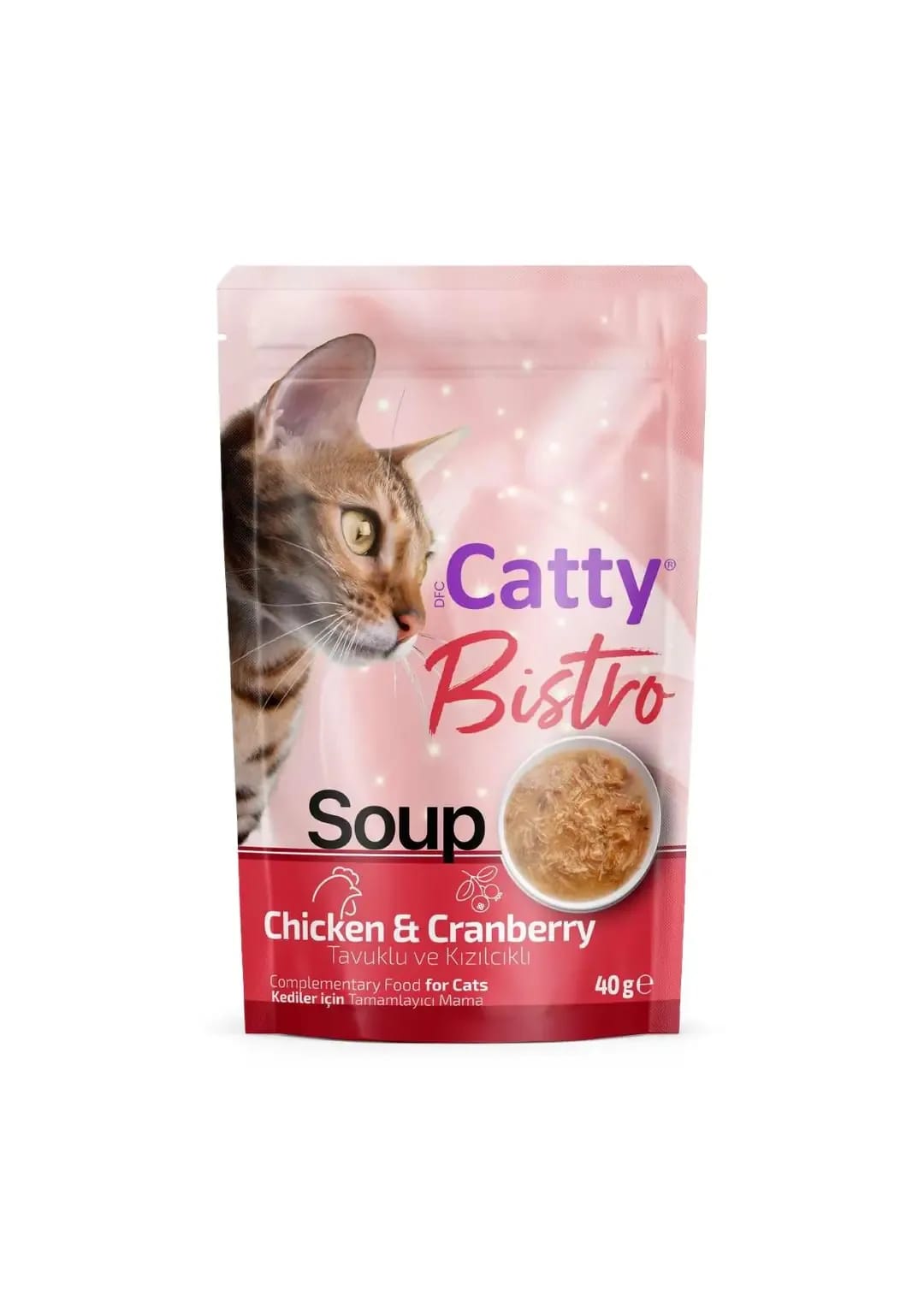 Catty Bistro Tavuklu ve Kızılcıklı Kedi Çorbası