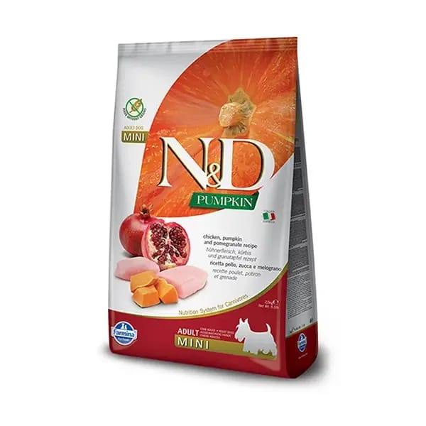 N&D Pumpkin Balkabaklı Tavuklu Küçük Irk Yetişkin Köpek Maması