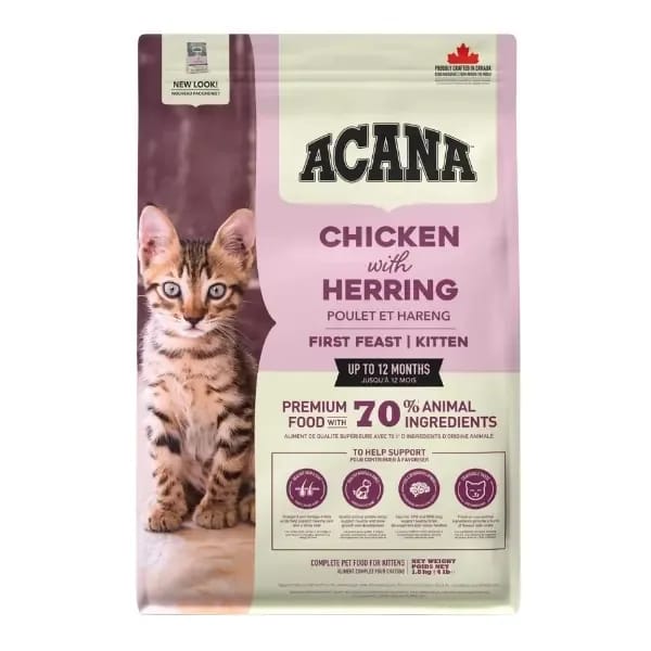 Acana Kitten First Feast Tavuklu ve Ringa Balıklı Yavru Kedi Maması