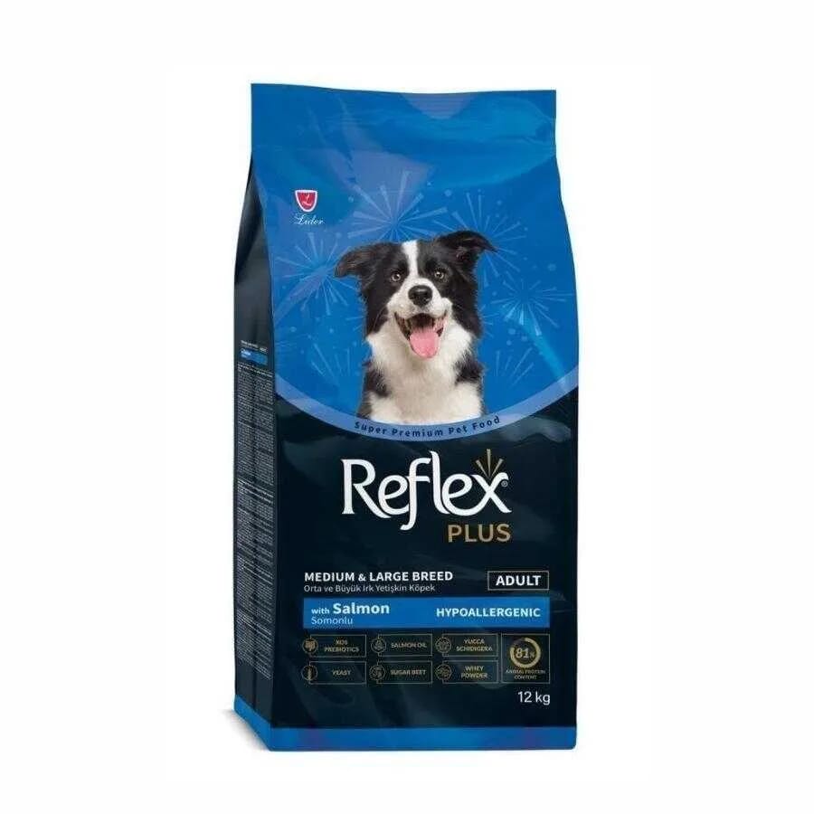 Reflex Plus Somonlu Orta ve Büyük Irk Yetişkin Köpek Maması