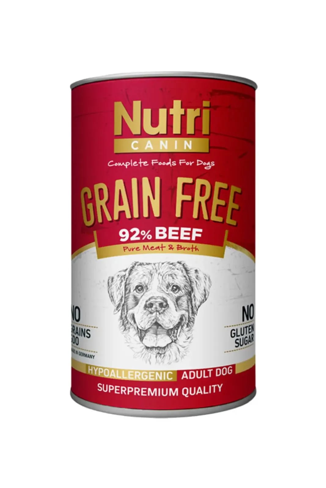 Nutri Canin Tahılsız Biftekli Patatesli Yetişkin Köpek Konservesi
