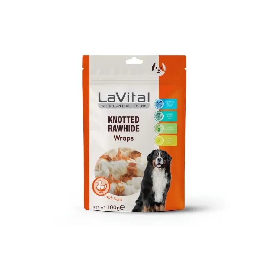 LaVital Ördek Etli Sarılı Kemik Köpek Ödülü