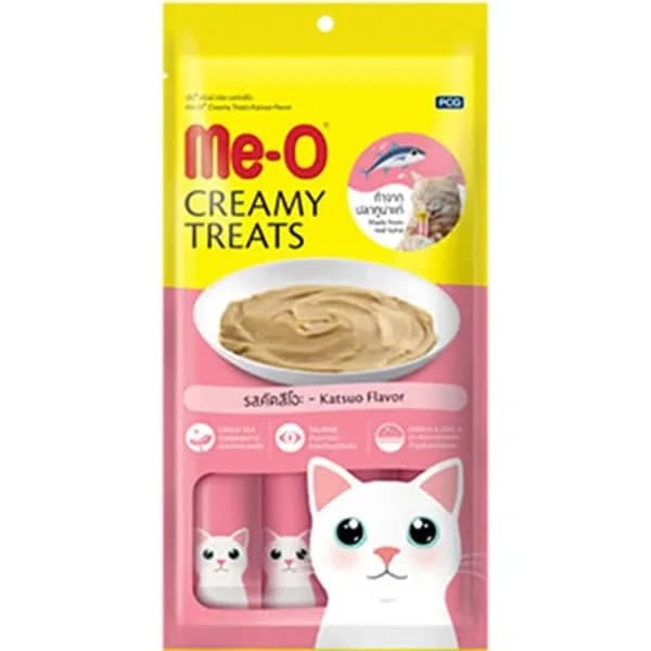 Meo Kremalı Çizgili Orkinos Balıklı Kedi Sıvı Ödül Maması