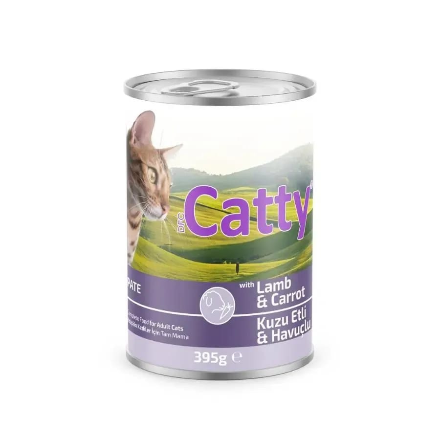 Catty Pate Kuzu Etli Havuçlu Kedi Konservesi