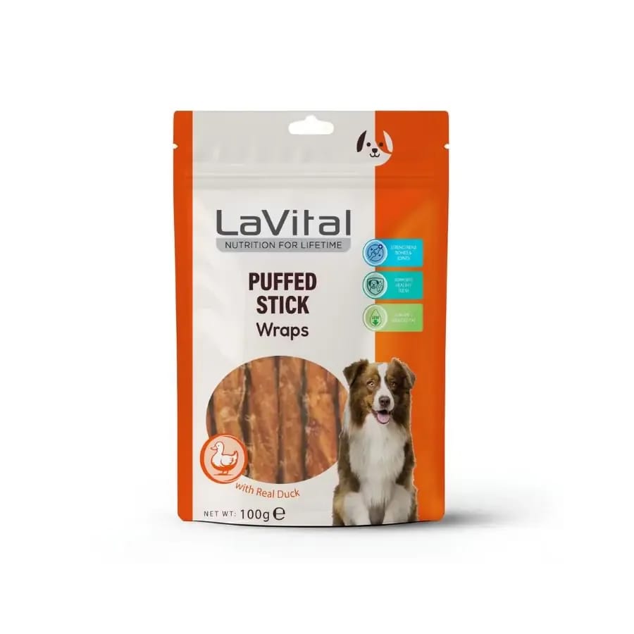 LaVital Ördek Etli Sarılı ve Dolgulu Köpek Ödülü