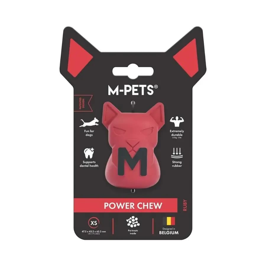 M-Pets Power Chew Kauçuk Köpek Ödül Oyuncağı Ruby