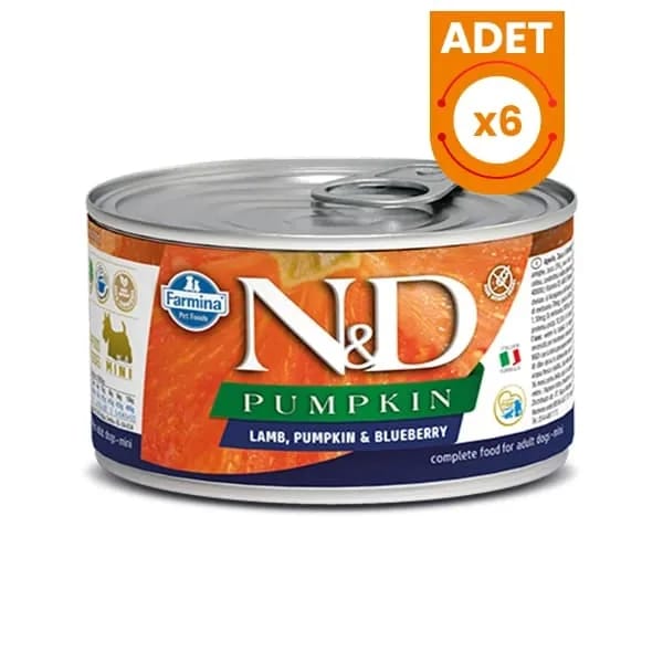 N&D Pumpkin Balkabaklı Kuzu Etli Yetişkin Konserve Köpek Maması